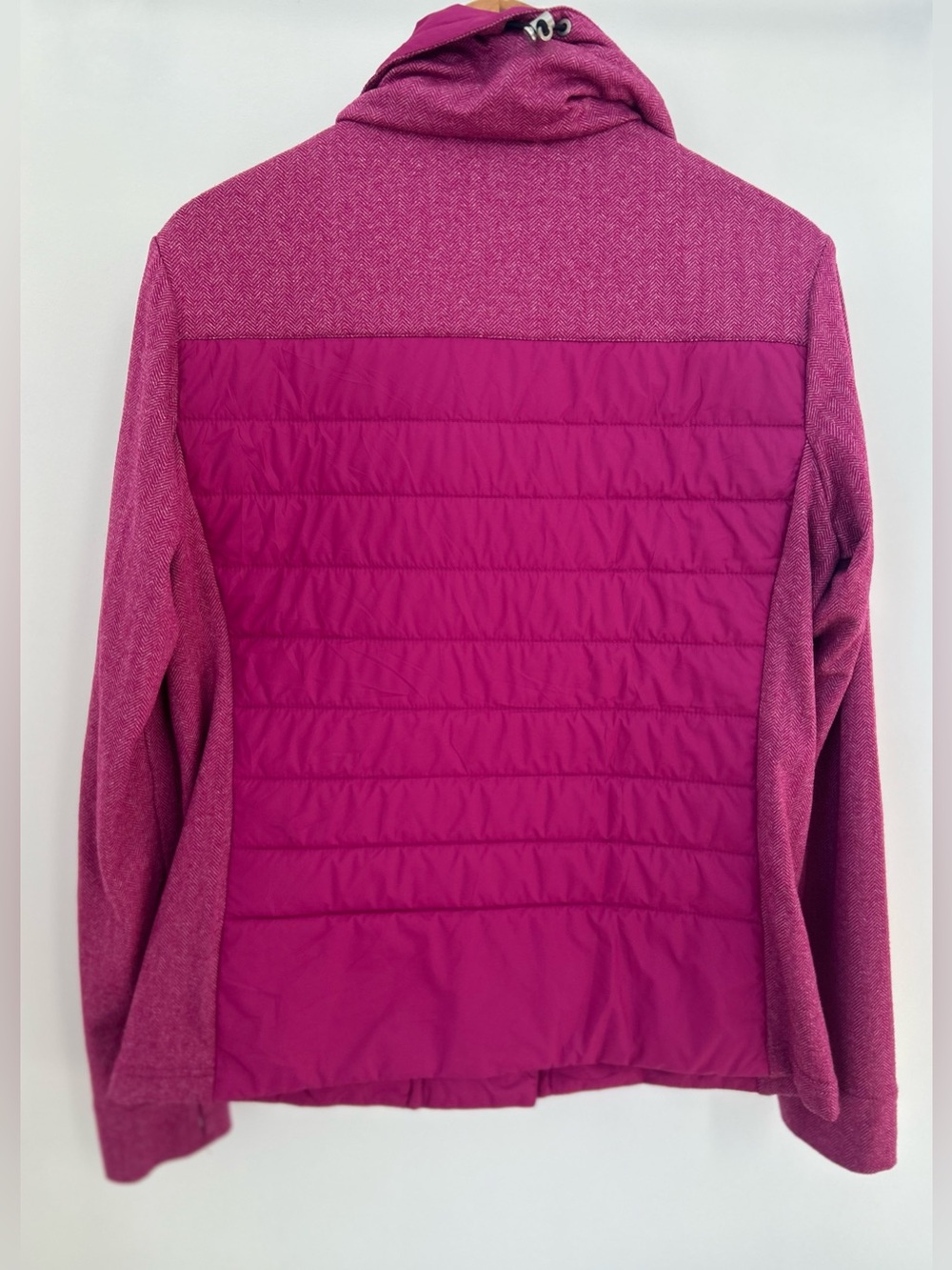 Helly Hansen PrimaLoft Hybrid Jacket Women’s Large Pink Quilted Herringbone - Picture 3 of 6